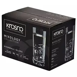 Набір високих склянок Krosno Mixology скло 300 мл 6 шт. (898926) - мініатюра 3