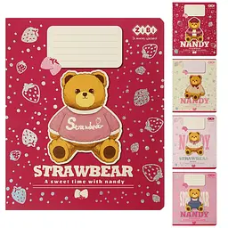 Набір загальних зошитів KIDS LINE Bear клітинка 48 аркушів ZB25.1786K