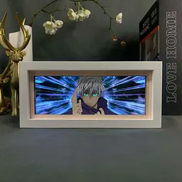 Світильник нічник 3D Магічна битва Годжо Сатору Jujutsu Kaisen Gojo Satoru 20 см NL3D JK GS 03