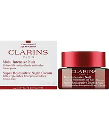 Clarins Нічний крем для обличчя для всіх типів шкіри 50 мл Multi-Intensive Nuit - мініатюра 2