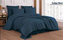 Постільна білизна Indigo Mavi Сатин-Stripe Cotton Shine pbe0051274