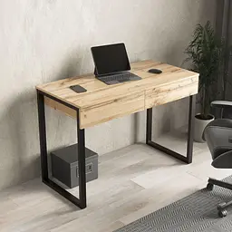 Комп'ютерний стіл із двома висувними ящиками Loft FHX-2 Дуб Аппалачі