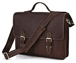 Чоловічий шкіряний портфель Vintage 38х30,5х7,5 см sum0012730