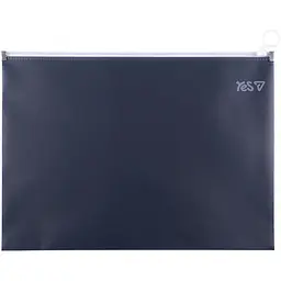 Папка-конверт Yes Fusion Shadow А4 на блискавці (492429)