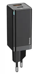 Мережевий зарядний пристрій Baseus GaN2 Q.Charger 1USB + 1Type-C + Cable Type-C 45W CCGAN-Q01 Black - мініатюра 2