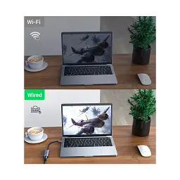Перехідник USB-C to RJ45 Ethernet 1000Mbps gray Ugreen (40322) - мініатюра 2