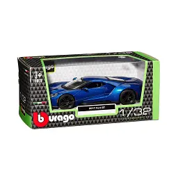 Автомодель - FORD GT (блакитний металік, сріблястий металік, 1:32) - миниатюра 5