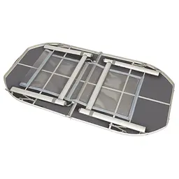 Складний стіл Bo-Camp Case Model Oval 150x80 cm Grey (1404399) - мініатюра 2