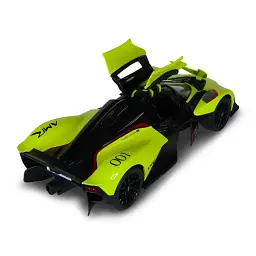 Автомодель - ASTON MARTIN VALKYRIE (жовтий, 1:18) - миниатюра 2