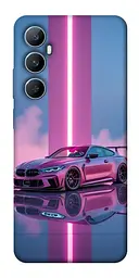 TPU чохол Demsky Pink neon car для Realme C65 4G