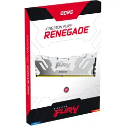 Модуль пам'яті для комп'ютера DDR5 32GB (2x16GB) 6400 MHz Renegade White XMP Kingston Fury (ex.HyperX) (KF564C32RWK2-32) - мініатюра 5