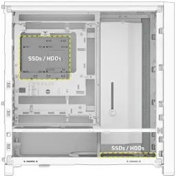 Корпус для ПК Corsair FRAME 4000D RS White (CC-9011313-WW) - мініатюра 5