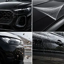 Антигравійна захисна бронеплівка за лекалами для Audi Q5 GU 2025- зона кришки багажника - мініатюра 2