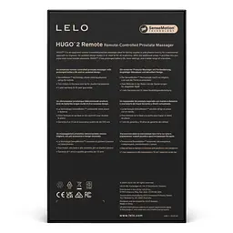 Стимулятор простати LELO Hugo 2 Remote, 10.7 см чорний - мініатюра 4