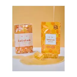 Маска для обличчя Lululun Premium Face Mask Hokkaido Honey Відновлююча з натуральним медом 1 шт х 5 уп (4582305069570) - мініатюра 3