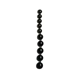 Анальне намисто Orion Anal Pearls, 25х2.5 см, чорні