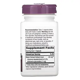 Натуральна добавка Nature's Way Black Cohosh 40 mg, 120 вегакапсул - мініатюра 2
