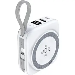 УМБ Choetech Magnetic Wireless 10000mAh 22,5W PD USB-A,USB-C,build-in USB-C,Apple Watch charger