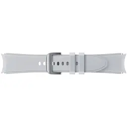 Ремінець Samsung Ridge Sport Band для Samsung Galaxy (20mm, S/M) / Watch 4 / Watch 5 / Watch 6 Silver (ET-SFR88SSEGRU) OEM - мініатюра 2