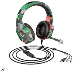 Навушники ігрові провідні НОСО ESD08 Gaming headphones Hi-Res Camouflage-Green - мініатюра 5