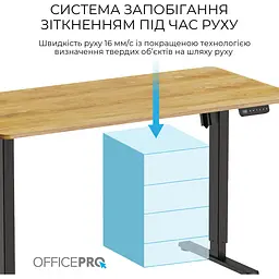 Стіл Officepro з електрорегулюванням висоти (ODE1470LW) - мініатюра 9
