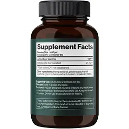 Канабідіол Mind Shi CBD Isolate 1500 мг 60 м'яких капсул - мініатюра 2