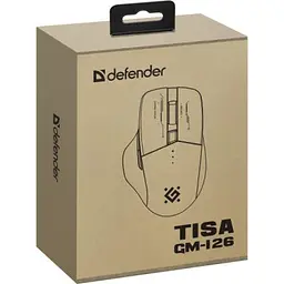 Комп'ютерна мишка Defender Tisa GM-126 LED Wireless/Bluetooth White/Blue (52126) - мініатюра 7