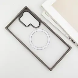 Чохол Ummi Colorful with MagSafe для Samsung Galaxy S24 Ultra Сірий / Grey - мініатюра 3
