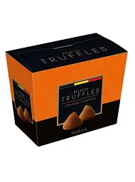 Трюфельні цукерки Belgian Truffles Orange Flavour зі смаком апельсина 150г.