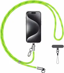 Кабель Usams US-SJ745 USB Type-C - Type-C 60w 3a 1.2м PD cable Green - мініатюра 2