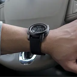 Чоловічий наручний годинник 1257BK All Black Skmei acs0030827 - мініатюра 4