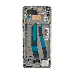 Дисплей для смартфона (телефону) Xiaomi 11 Lite 5G NE, 11T Lite (2021), silver (у зборі з тачскріном)(з рамкою)(Service Original)