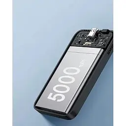 Портативна батарея Baseus Magnetic Mini Wireless Fast Charge 5000 mAh 20W P10022107113-00 Black - мініатюра 5