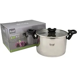 Каструля Krauff Elegance з кришкою 6.3 л 24 см (26-247-031) - мініатюра 3