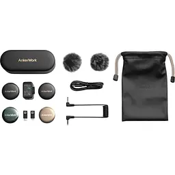 Мікрофонна радіосистема Anker AnkerWork M650 (2 TX + 1 RX) Combo Black [150884] - мініатюра 3