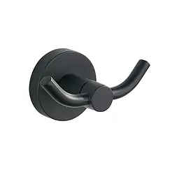 Гачок для рушників VBI Venus black подвійний VBI-040002BL, Чорний матовий