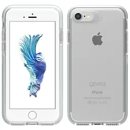 Протиударний прозорий чохол Gear4 Piccadilly D3O з антимікробним покриттям для iPhone 7/8/SE 2 3 2020/2022 (4.7") Silver - мініатюра 3