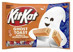 Упаковка шоколадних міні батончиків Kit Kat Halloween Ghost Toast  278 г
