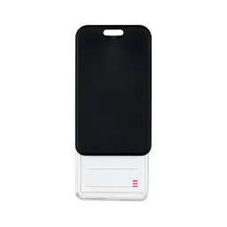 Бейдж Axent чохол SoftTouch матовий, 54х85мм ,чорний (4550V-01-A) - мініатюра 3