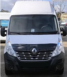 Дефлектор капоту мухобійка для Renault Master 2014-2020 Євро Кріплення (Vip Tuning) - мініатюра 3