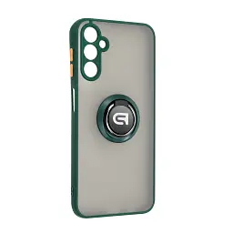 Чехол ArmorStandart Frosted Matte Ring для Samsung A14 4G/A14 5G Dark Green