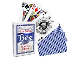Карти гральні United States Playing Card Company Bee Standard Index (red blue) (BSIRB1) - мініатюра 3