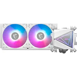 Система водяного охолодження MSI MAG CoreLiquid I240 White [149440] - мініатюра 3