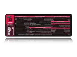 Великий килимок для мишки WorkPlaceShop Поєднання клавіш для InDesign 900 x 300 мм