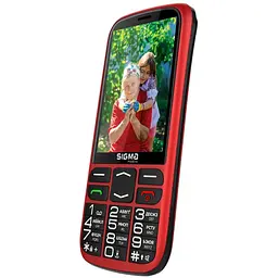 Телефон кнопковий Sigma mobile Comfort 50 Optima TYPE-C червоний - мініатюра 3