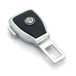 Заглушка перехідник ременя безпеки з логотипом Alfa Romeo 1 шт