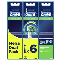 Насадки для електричної зубної щітки Oral-B Cross Action, 6 шт. - мініатюра 2