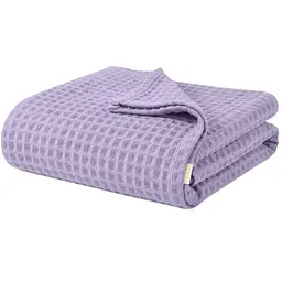 Плед покривало Cosas Lavander Greek Waffle 230х240 см вафельне (Blanket_25Lavander_GreekWaffle_230x240)