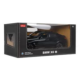 Машинка RASTAR BMW X6 M на дистанційному керуванні + пульт 2,4 ГГц 1:14 чорний 99200 - мініатюра 7