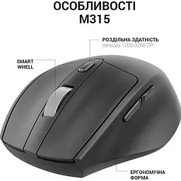 Миша OfficePro M315B Wireless Black [144316] - мініатюра 7